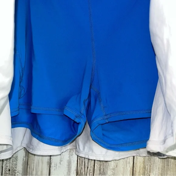 Lilly Pulitzer Luxletic Blue Floral Skort - Picture 3 of 5